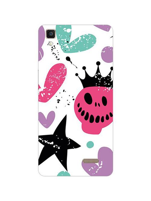 edesignhub designer silicone back cover for oppo r7 lite - 10220047 - Very Small Image - 1