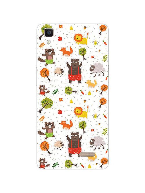 edesignhub designer silicone back cover for oppo r7 lite - 10220049 - Very Small Image - 1