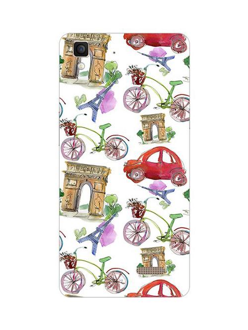 edesignhub designer silicone back cover for oppo r7 lite - 10220065 - Very Small Image - 1