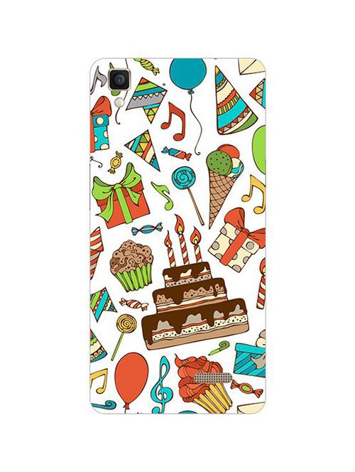 edesignhub designer silicone back cover for oppo r7 lite - 10220068 - Very Small Image - 1