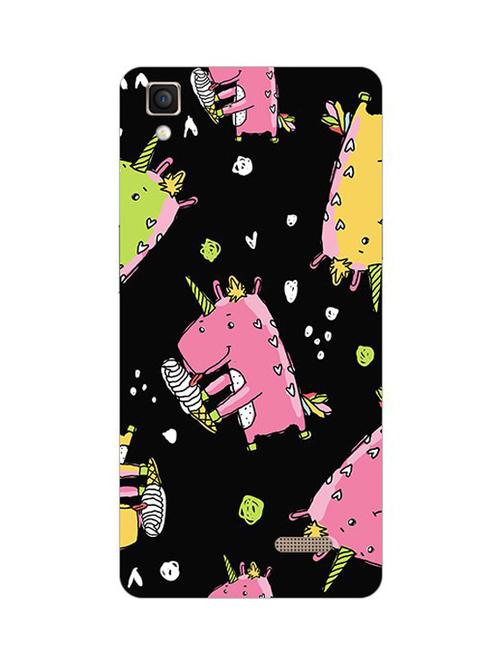 edesignhub designer silicone back cover for oppo r7 lite - 10220080 - Very Small Image - 1