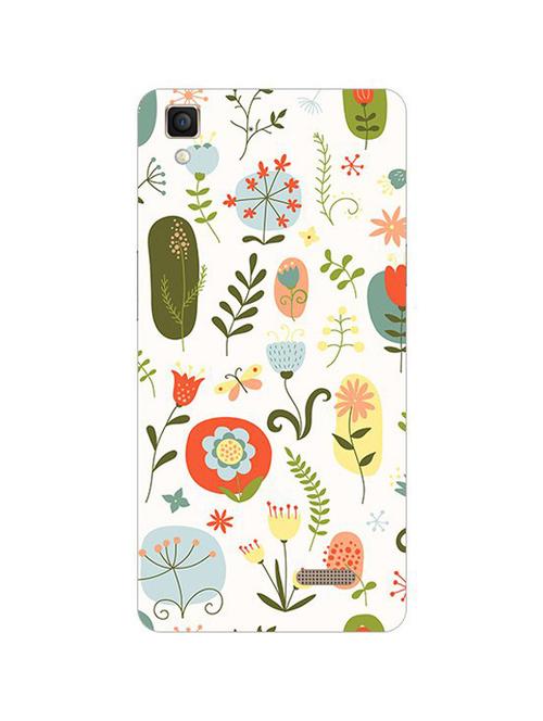 edesignhub designer silicone back cover for oppo r7 lite - 10220083 - Very Small Image - 1