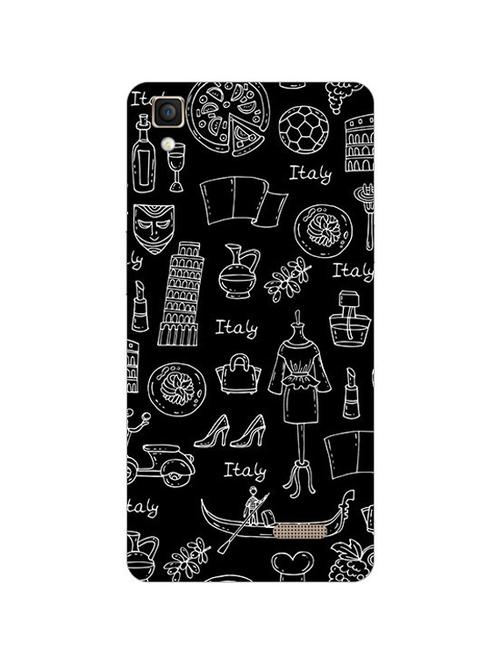 edesignhub designer silicone back cover for oppo r7 lite - 10220086 - Very Small Image - 1