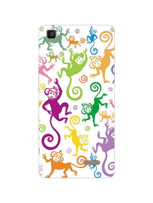 edesignhub designer silicone back cover for oppo r7 lite - 10220122 - Very Small Image - 1