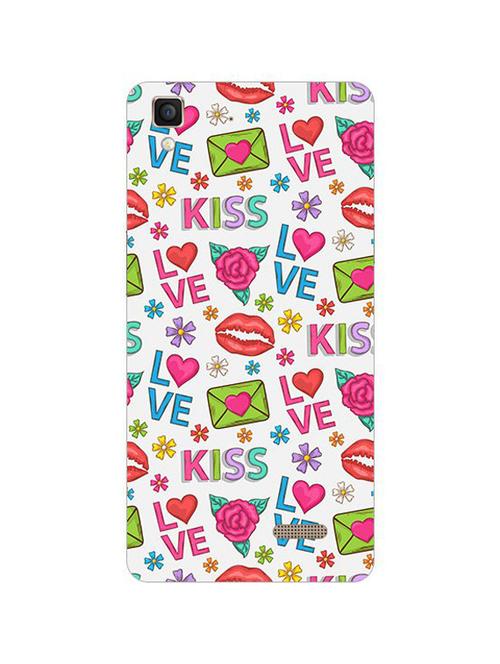 edesignhub designer silicone back cover for oppo r7 lite - 10220133 - Very Small Image - 1