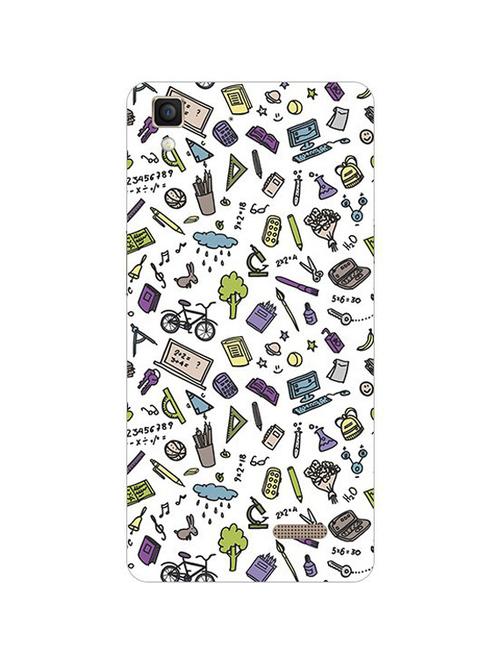 edesignhub designer silicone back cover for oppo r7 lite - 10220160 - Very Small Image - 1