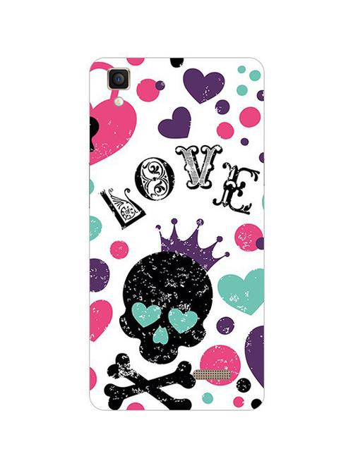 edesignhub designer silicone back cover for oppo r7 lite - 10220196 - Very Small Image - 1