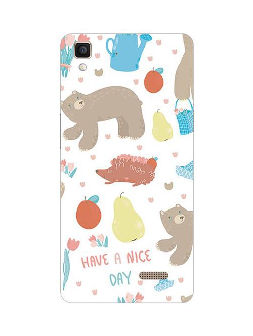 edesignhub designer silicone back cover for oppo r7 lite - 10220205 - Very Small Image - 1