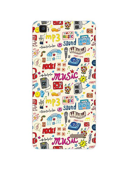 edesignhub designer silicone back cover for oppo r7 lite - 10220243 - Very Small Image - 1