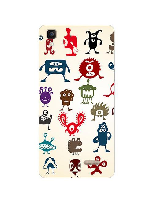 edesignhub designer silicone back cover for oppo r7 lite - 10220246 - Very Small Image - 1