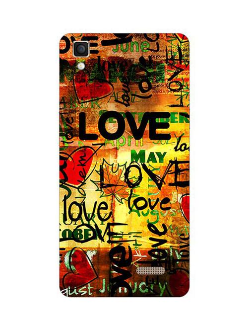 edesignhub designer silicone back cover for oppo r7 lite - 10220251 - Very Small Image - 1