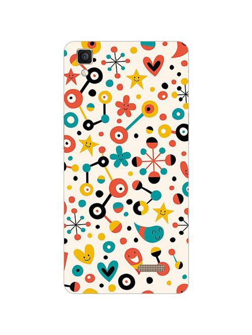 edesignhub designer silicone back cover for oppo r7 lite - 10220260 - Very Small Image - 1