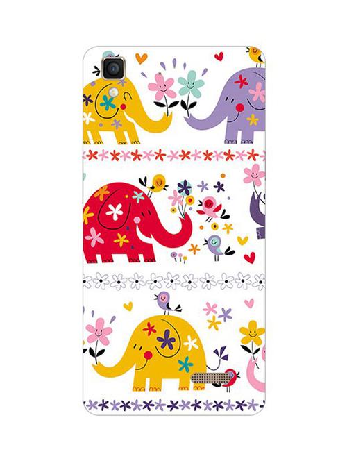edesignhub designer silicone back cover for oppo r7 lite - 10220281 - Very Small Image - 1