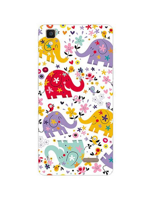 edesignhub designer silicone back cover for oppo r7 lite - 10220284 - Very Small Image - 1