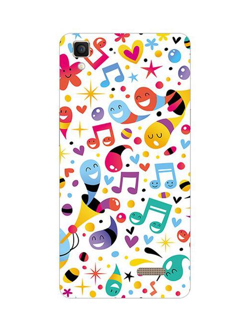 edesignhub designer silicone back cover for oppo r7 lite - 10220288 - Very Small Image - 1