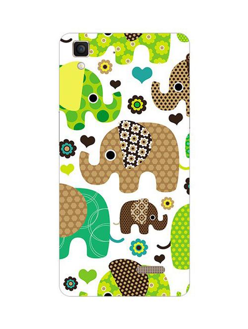 edesignhub designer silicone back cover for oppo r7 lite - 10220307 - Very Small Image - 1