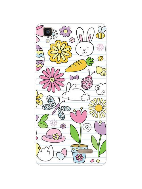 edesignhub designer silicone back cover for oppo r7 lite - 10220316 - Very Small Image - 1
