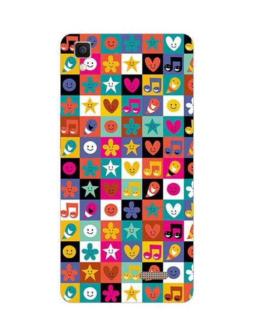 edesignhub designer silicone back cover for oppo r7 lite - 10220319 - Very Small Image - 1