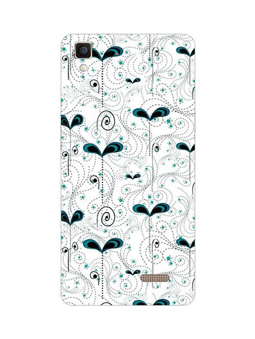 edesignhub designer silicone back cover for oppo r7 lite - 10220409 - Very Small Image - 1