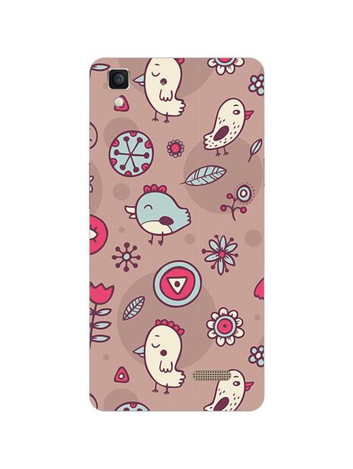 edesignhub designer silicone back cover for oppo r7 lite - 10220504 - Very Small Image - 1