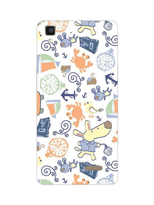 edesignhub designer silicone back cover for oppo r7 lite - 10220519 - Very Small Image - 1