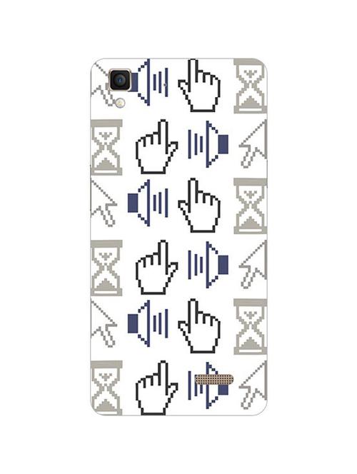 edesignhub designer silicone back cover for oppo r7 lite - 10220581 - Very Small Image - 1