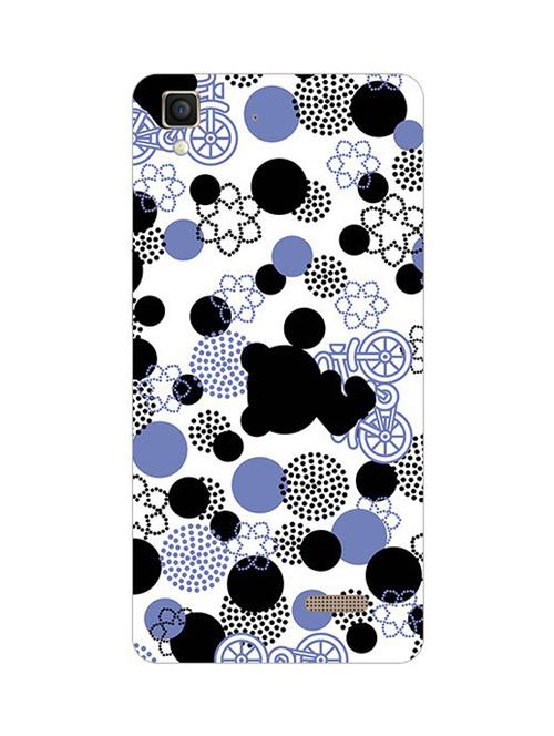 edesignhub designer silicone back cover for oppo r7 lite - 10220618 - Very Small Image - 1