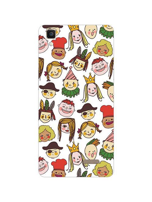 edesignhub designer silicone back cover for oppo r7 lite - 10220621 - Very Small Image - 1
