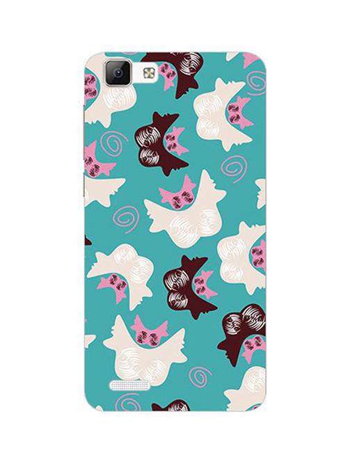 edesignhub designer silicone back cover for vivo v1 - 10220939 - Very Small Image - 1
