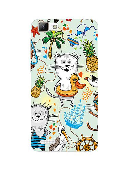 edesignhub designer silicone back cover for vivo v1 - 10220955 - Very Small Image - 1