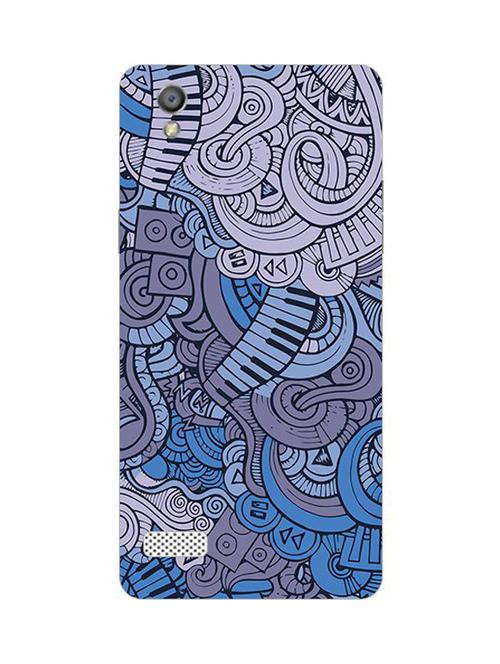 edesignhub designer silicone back cover for oppo a51 w - 10221079 - Very Small Image - 1