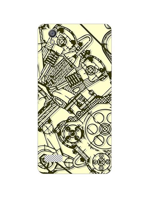 edesignhub designer silicone back cover for oppo a51 w - 10221319 - Very Small Image - 1