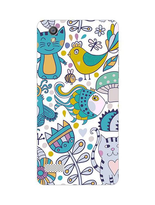 edesignhub designer silicone back cover for oppo a51 w - 10222434 - Very Small Image - 1