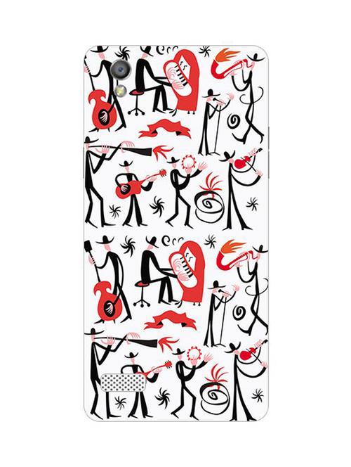 edesignhub designer silicone back cover for oppo a51 w - 10222719 - Very Small Image - 1