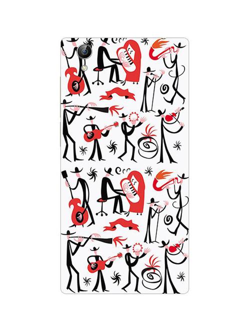edesignhub designer silicone back cover for vivo y51l - 10225161 - Very Small Image - 1