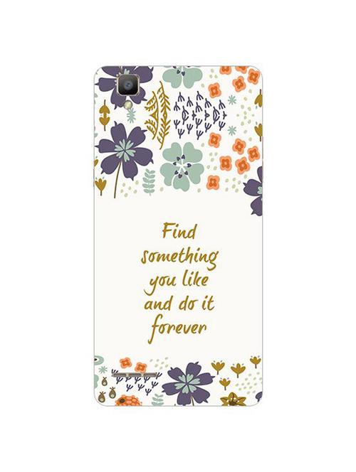 edesignhub designer silicone back cover for oppo f1 - 10225783 - Very Small Image - 1