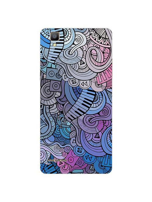 edesignhub designer silicone back cover for oppo f1 - 10226094 - Very Small Image - 1