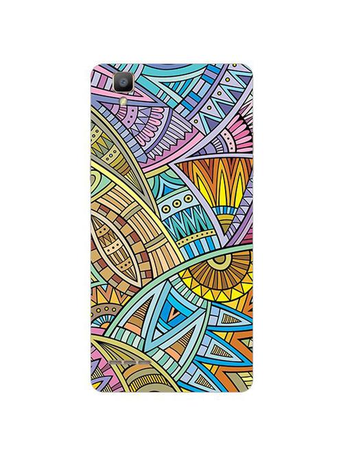 edesignhub designer silicone back cover for oppo f1 - 10226100 - Very Small Image - 1