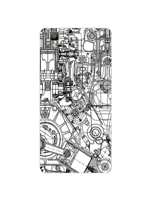 edesignhub designer silicone back cover for oppo f1 - 10226106 - Very Small Image - 1