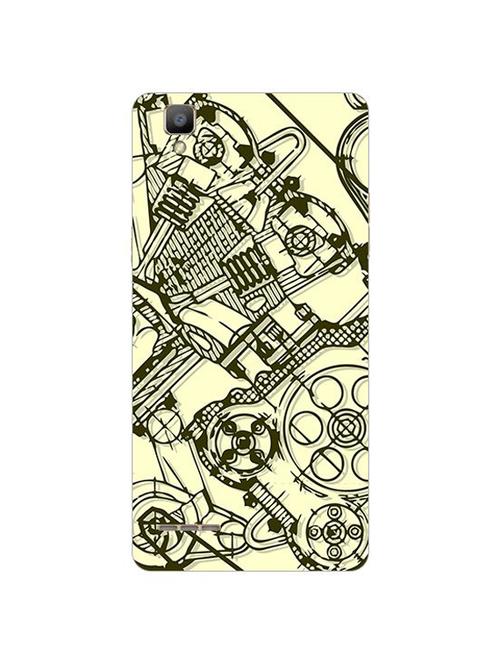 edesignhub designer silicone back cover for oppo f1 - 10226108 - Very Small Image - 1