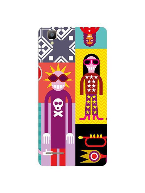 edesignhub designer silicone back cover for oppo f1 - 10226153 - Very Small Image - 1