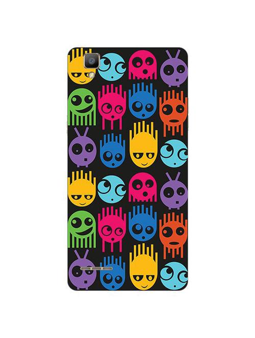 edesignhub designer silicone back cover for oppo f1 - 10226218 - Very Small Image - 1