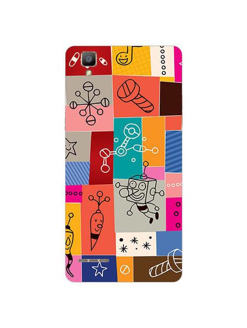 edesignhub designer silicone back cover for oppo f1 - 10226386 - Very Small Image - 1