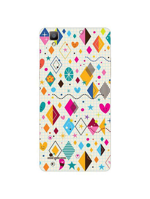 edesignhub designer silicone back cover for oppo f1 - 10226516 - Very Small Image - 1