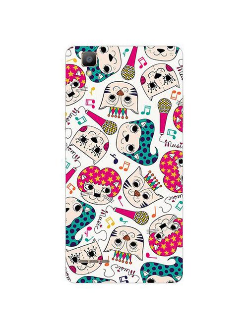 edesignhub designer silicone back cover for oppo f1 - 10226520 - Very Small Image - 1
