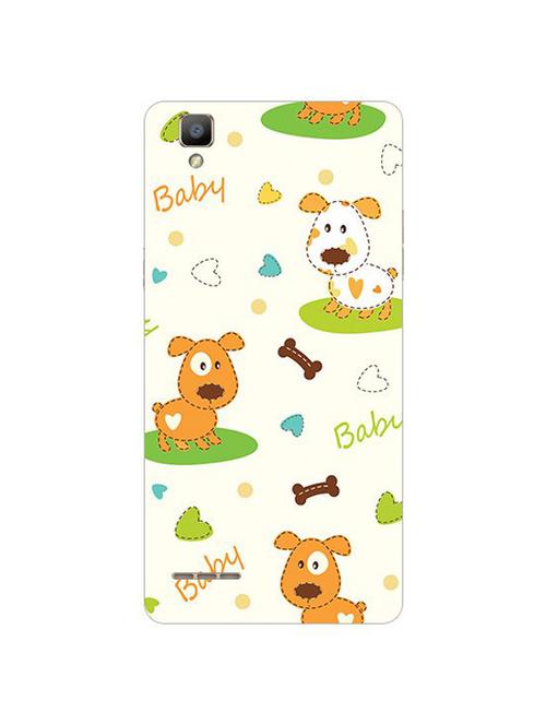 edesignhub designer silicone back cover for oppo f1 - 10226536 - Very Small Image - 1