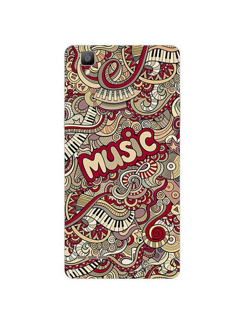 edesignhub designer silicone back cover for oppo f1 - 10226548 - Very Small Image - 1