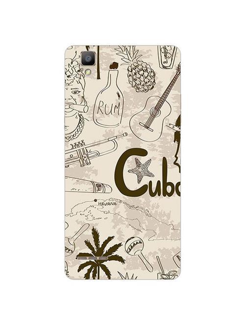 edesignhub designer silicone back cover for oppo f1 - 10226550 - Very Small Image - 1