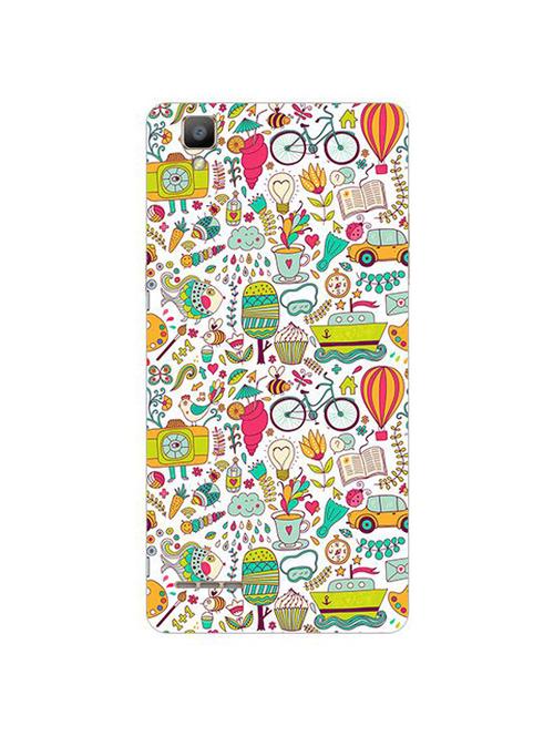 edesignhub designer silicone back cover for oppo f1 - 10226556 - Very Small Image - 1
