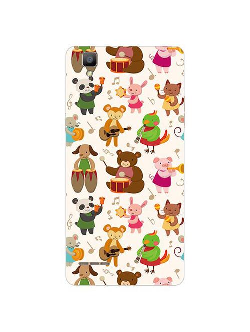 edesignhub designer silicone back cover for oppo f1 - 10226628 - Very Small Image - 1